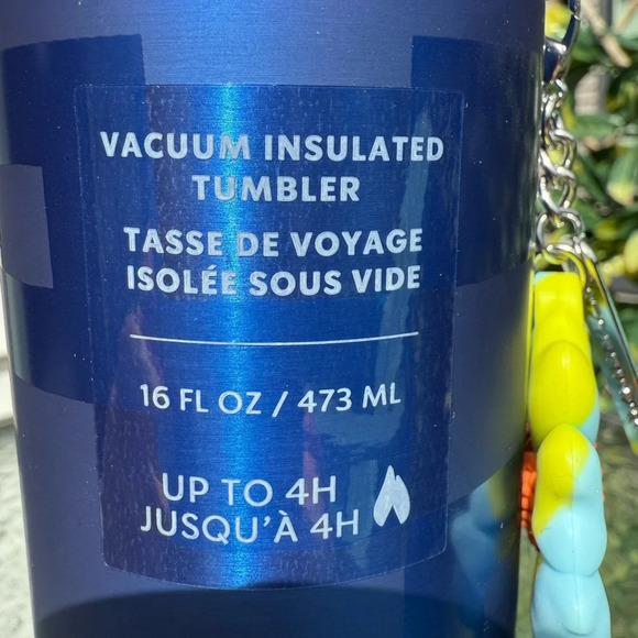 Starbucks 2024 Blue Sunflower ChainStainless Steel Vacuum Insulated Tumbler 16oz - Picture 5 of 6